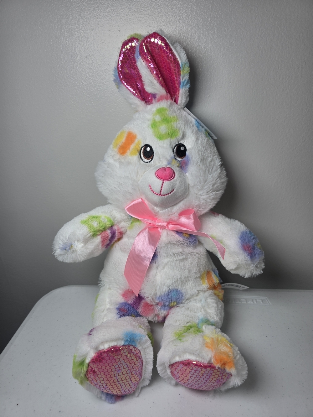 Plush Multicolor Easter Bunny Stuffed Toy - Pick 1 - Picture 4 of 7